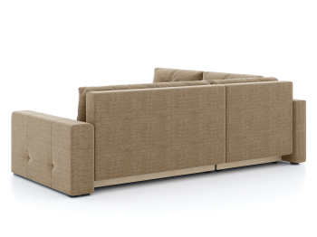 Диван-кровать угловой Леос НПБ, рогожка Люкс