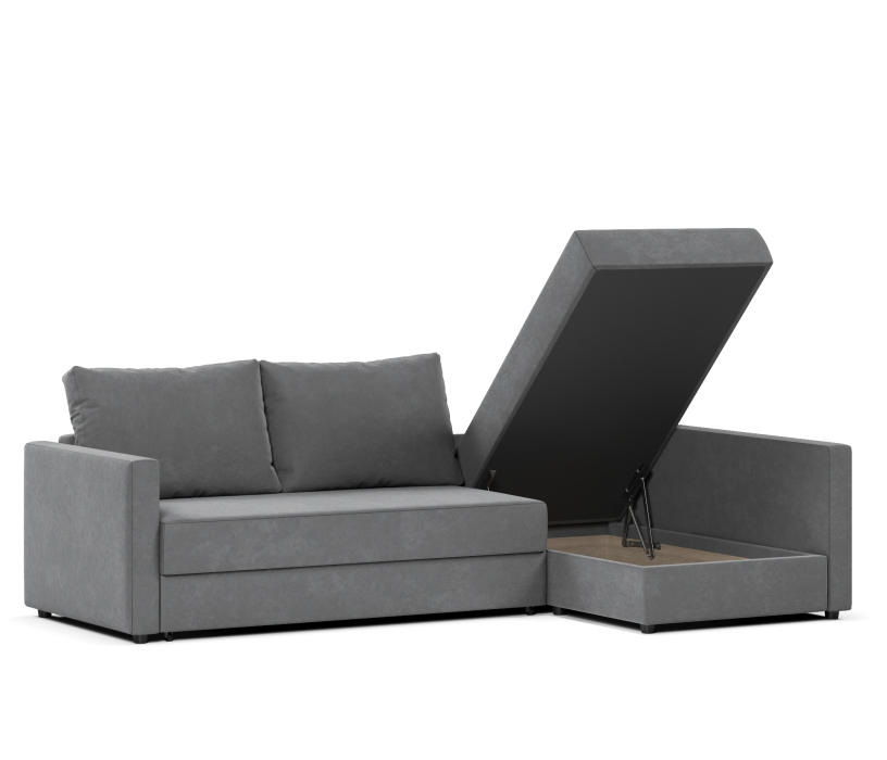 Диваны угловые, Диван угловой Фрисби дельфин, велюр