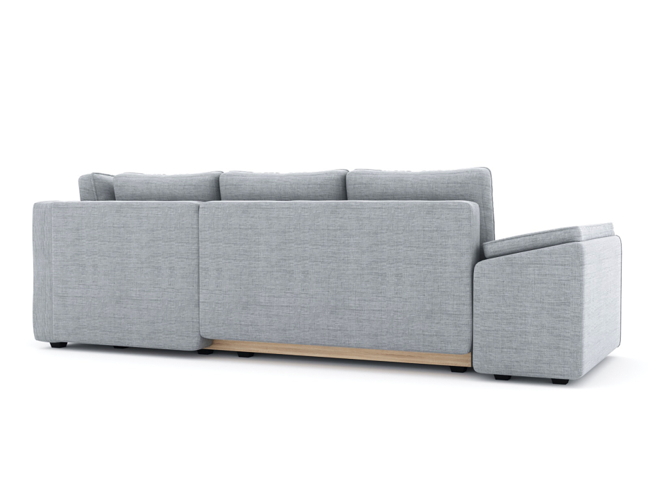 Диваны угловые в гостиную, Диван-кровать угловой Хавьер  ПБ еврокнижка, рогожка