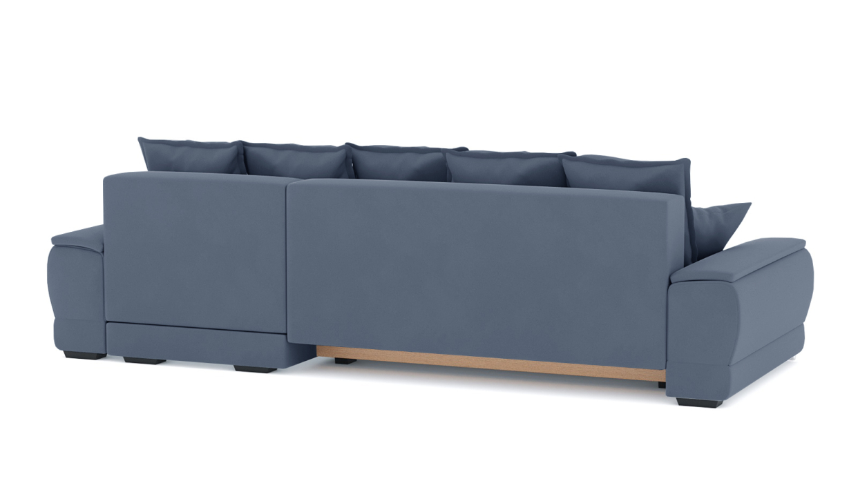 Гостиная, Диван-кровать угловой Нордвикс ПБ, велюр