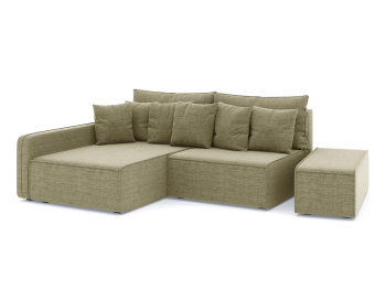 Диван-кровать угловой Портленд еврокнижка НПБ, рогожка Дрим