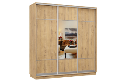 Шкаф-купе Премьер Лайт 33 (08;05;08) трехдверный