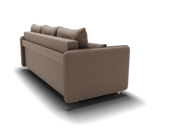 Прямой диван Санти,еврокнижка,велюр