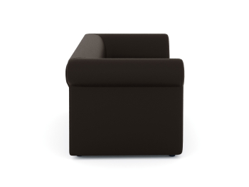 Диван офисный без механизма, искусственная кожа