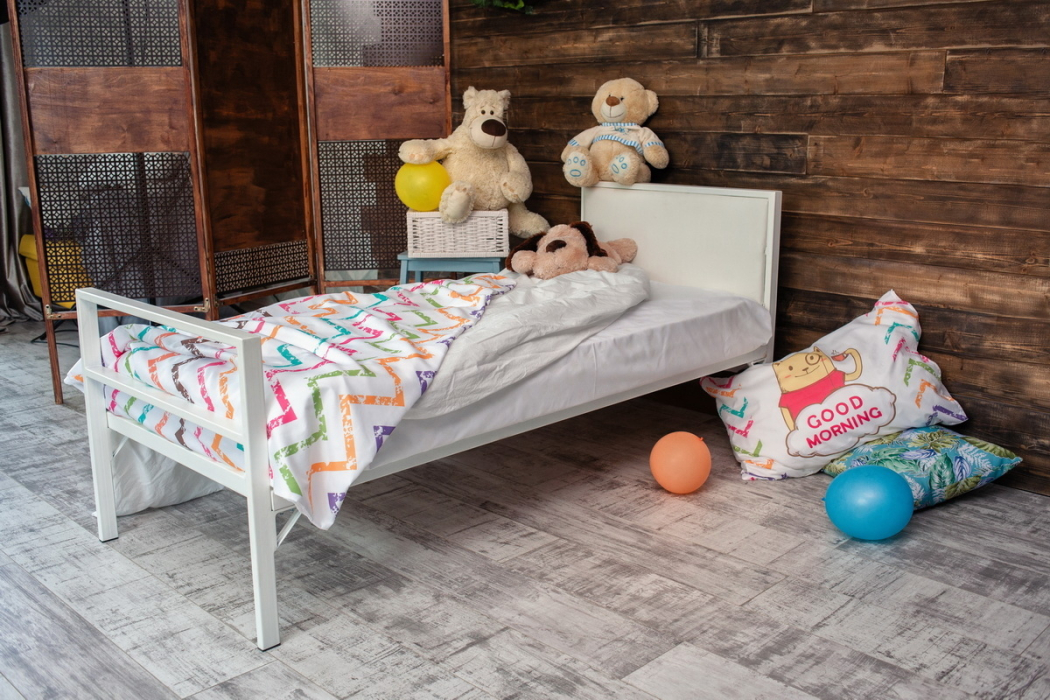 Кровати одноярусные, Детская металлическая кровать Лоренцо kids