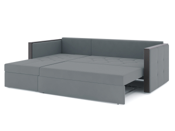 Диван-кровать угловой Даймонд дельфин, велюр