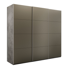 Шкаф-купе Эста 3-х дверный Стекла хаки/Доводчик 300х66х240