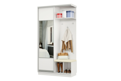 Прихожая Премьер 02 Лайт Мини 05 Правая Мягкая