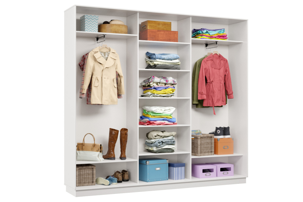 Шкафы-купе 3-х дверные, Шкаф-купе Премьер Лайт 55 (05;05;05) трехдверный