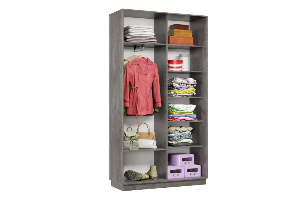 Шкафы-купе 2-х дверные, Шкаф-купе Премьер МИНИ 03 (01РЧ;01РЧ) фасады ромб чёрный/двухдверный/Профиль чёрный муар