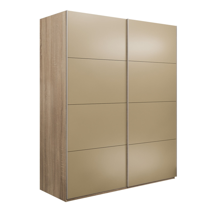 Шкафы-купе 2-х дверные, Шкаф-купе Эста 2-х дверный Стекла фисташка/Доводчик 200х66х240