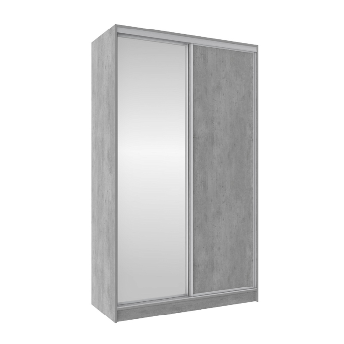 Шкафы-купе 2-х дверные, Шкаф-купе 2-дв  Домашний 1350 зеркало/лдсп  (в2295*ш1350*г595)