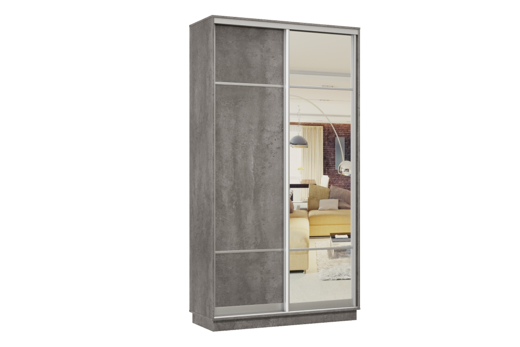 Шкафы-купе, Шкаф-купе Премьер Лайт 03 (08;11) двухдверный