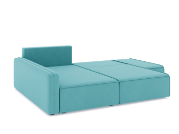 Диван-кровать угловой Портленд еврокнижка НПБ, велюр