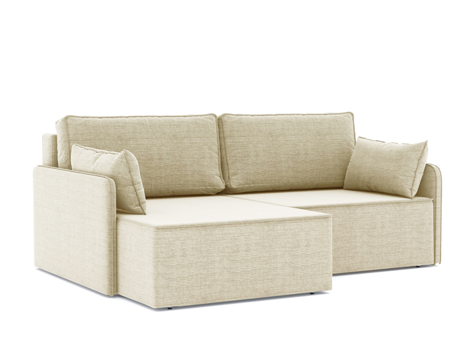 Диваны угловые в гостиную, Диван-кровать угловой еврокнижка Блюм, рогожка Люкс