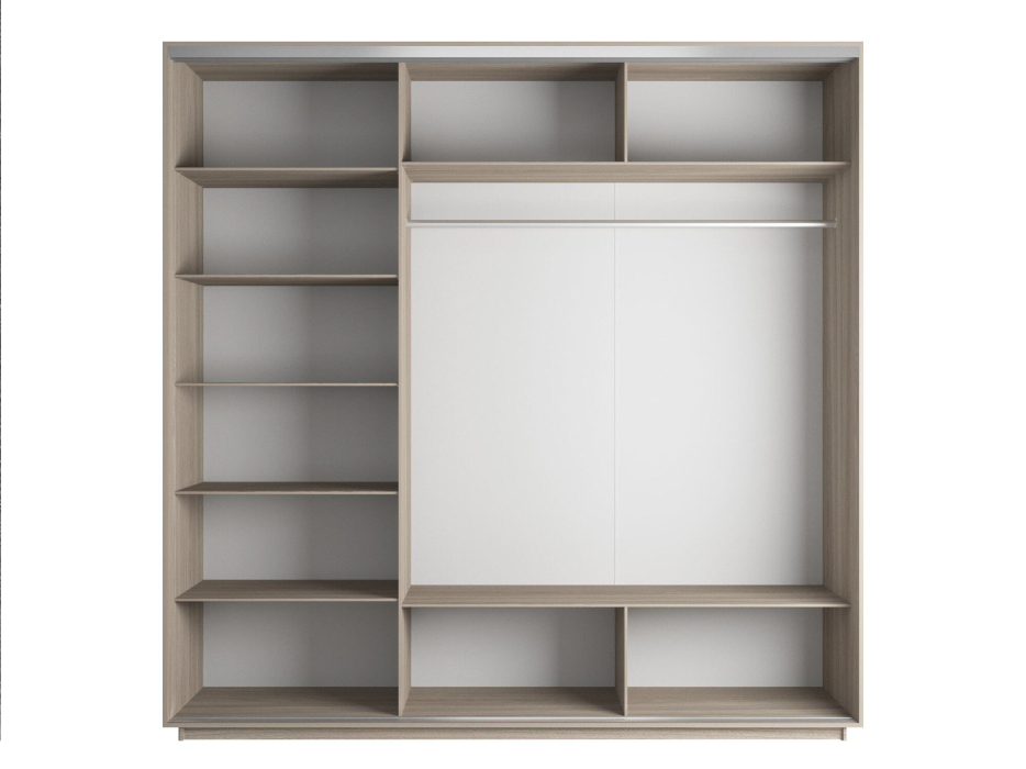 Шкафы-купе 3-х дверные, Шкаф-купе Экспресс 3-х дверный Фотопечать Квадрат Стекла 240х60х220