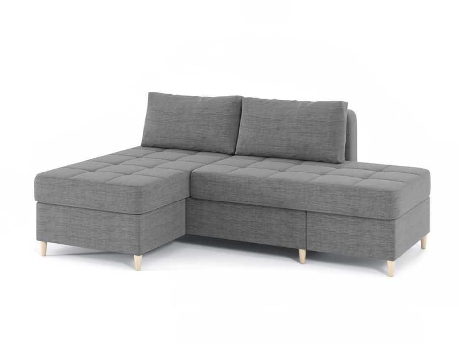 Диваны угловые в гостиную, Диван-кровать угловой Оливер 2 еврокнижка-трансформер, рогожка Люкс