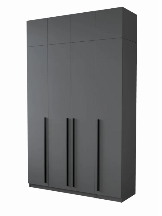 Шкафы, Шкаф для одежды распашной с ящиками 4-х дверный с антресолью, София, 2600х1600х520 мм