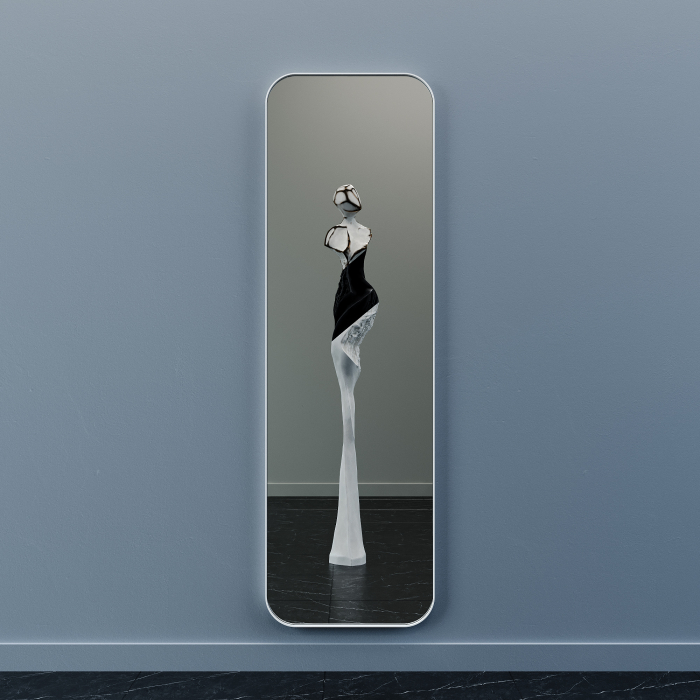 Зеркала в спальню, Настенное зеркало в раме GENGLASS KUVINO L