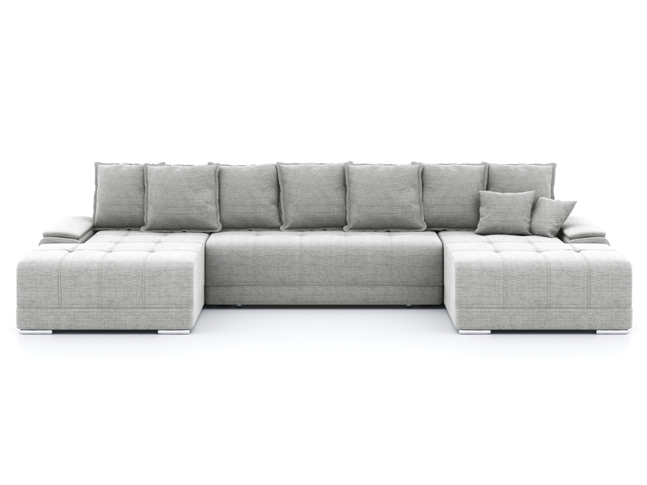 Гостиная, Диван-кровать П-образный Нордвикс, рогожка Люкс