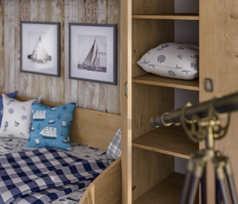 Для девочек, Фрегат набор с кроватью L-3380