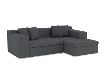 Диван угловой Чикаго без механизма, велюр