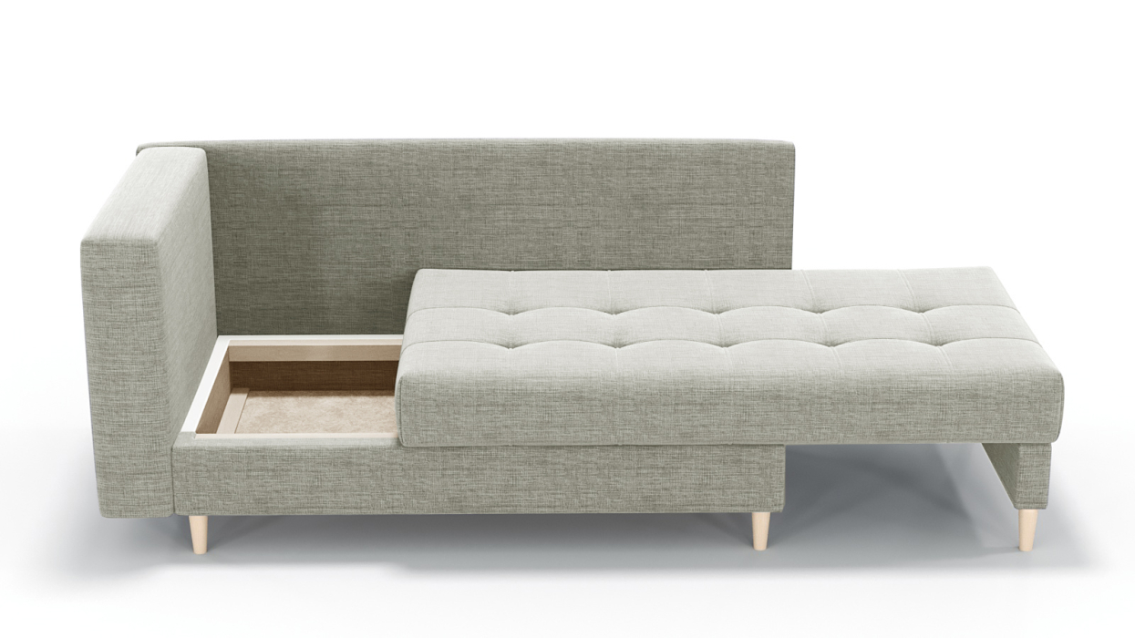 Кушетка диван, Кушетка Лея, рогожка Люкс