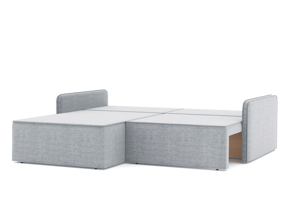 Диваны угловые в гостиную, Диван-кровать угловой еврокнижка Блюм, рогожка