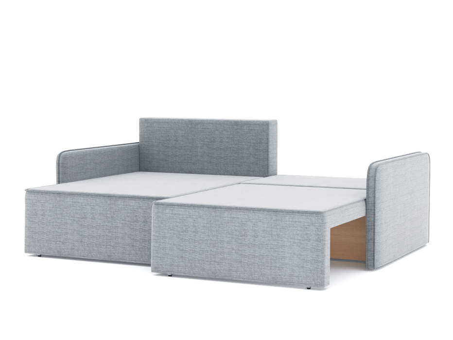 Диваны угловые в гостиную, Диван-кровать угловой еврокнижка Блюм, рогожка