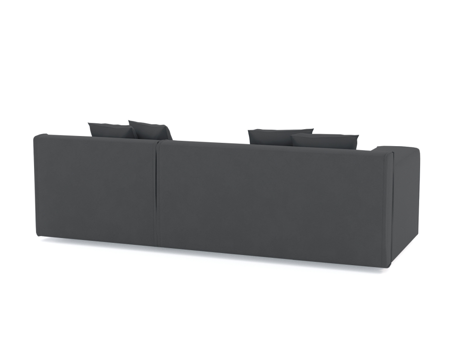 Диваны угловые в гостиную, Диван угловой Чикаго без механизма, велюр