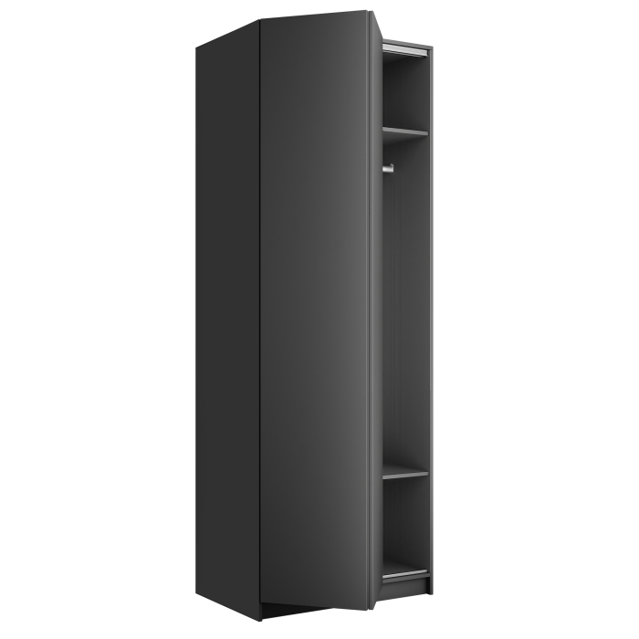 Шкафы распашные, Шкаф складной Е1 Локер ("Гармошка" с системой Push to Move/Левый)81х52.5х220 см