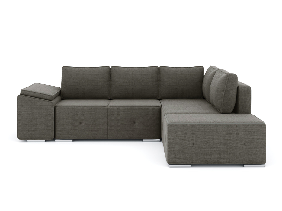 Диваны угловые в гостиную, Диван-кровать угловой Хавьер  ПБ еврокнижка, рогожка Люкс