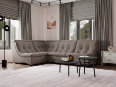 Диваны угловые в гостиную, Угловой Диван Монако-3 ППУ, велюр