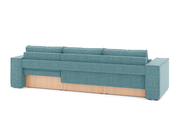 Диван-кровать угловой Фостер Лофт, еврокнижка рогожка