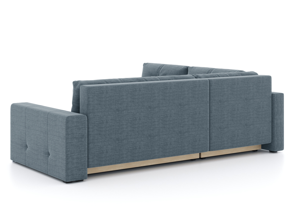 Гостиная, Диван-кровать угловой Леос НПБ, рогожка