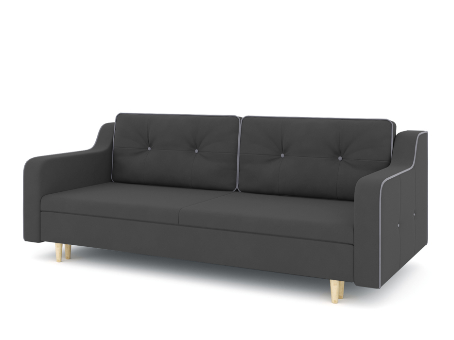 Диваны еврокнижки, Диван-кровать еврокнижка-пантограф Оникс, велюр