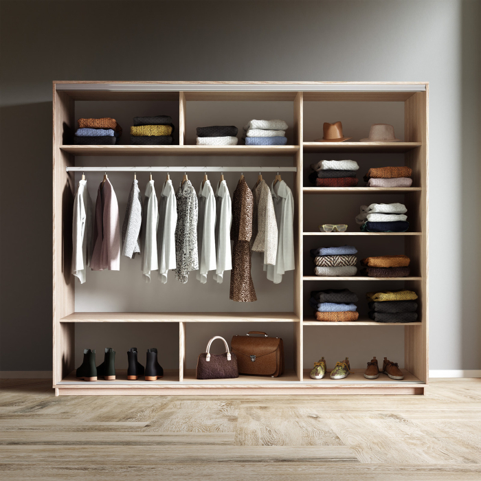 Шкафы-купе 3-х дверные, Шкаф-купе Экспресс 3-х дверный Фотопечать Шелк Стекла 210х60х220