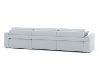 Диван-кровать угловой Рафаэль 3 секции еврокнижка НПБ, велюр