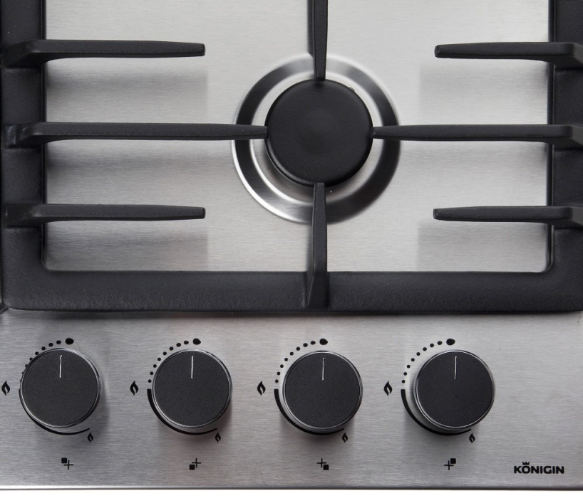Встраиваемые варочные панели, Газовая варочная панель Konigin Blaze 604 IXW