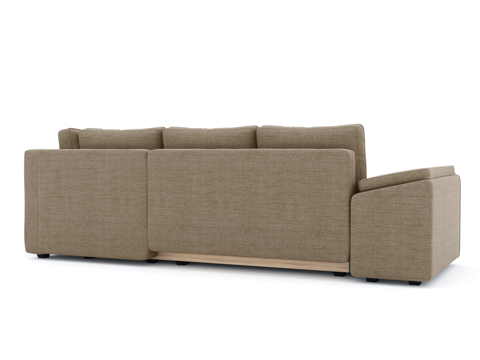 Диваны угловые в гостиную, Диван-кровать угловой Хавьер 1 ПБ еврокнижка, рогожка Люкс