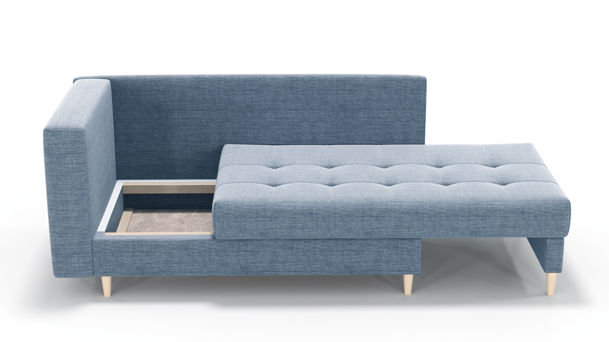 Кушетка диван, Кушетка Лея, рогожка Люкс