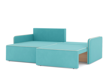 Диван-кровать угловой еврокнижка Блюм, велюр