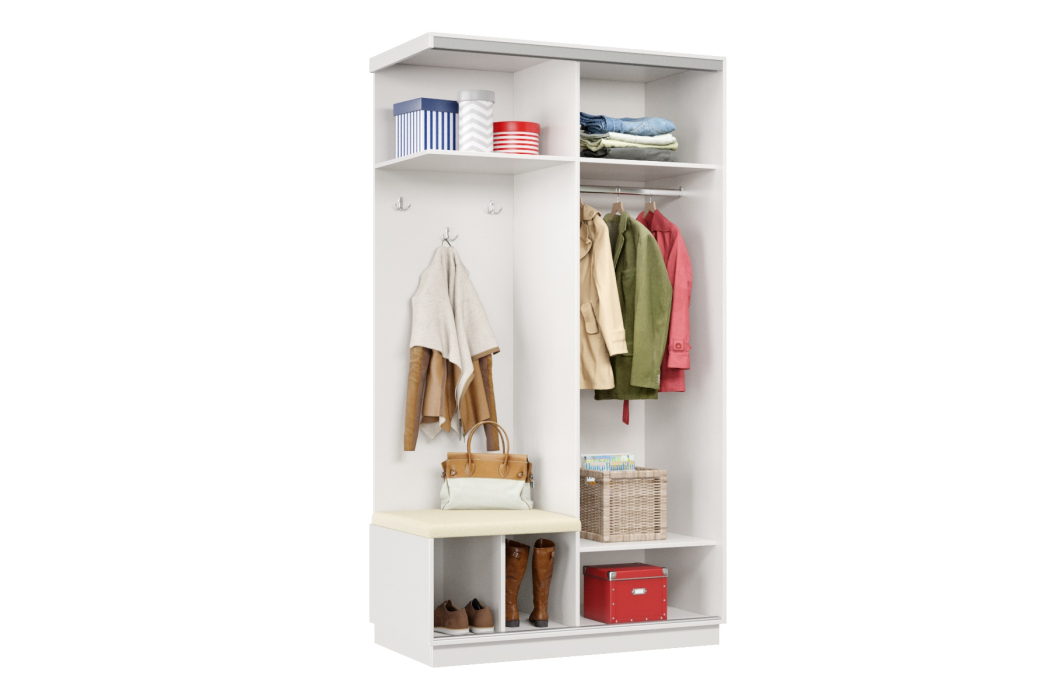 Прихожие, Прихожая Премьер 04 Лайт Мини 05 Левая Мягкая