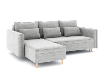 Диван-кровать угловой Рон еврокнижка-пантограф, рогожка Люкс