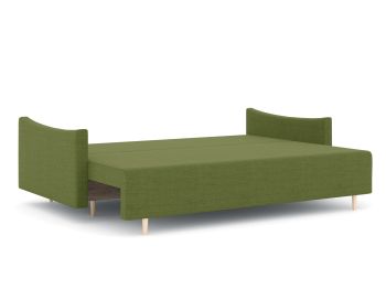 Диван-кровать еврокнижка Смайл с подлокотниками, рогожка Люкс