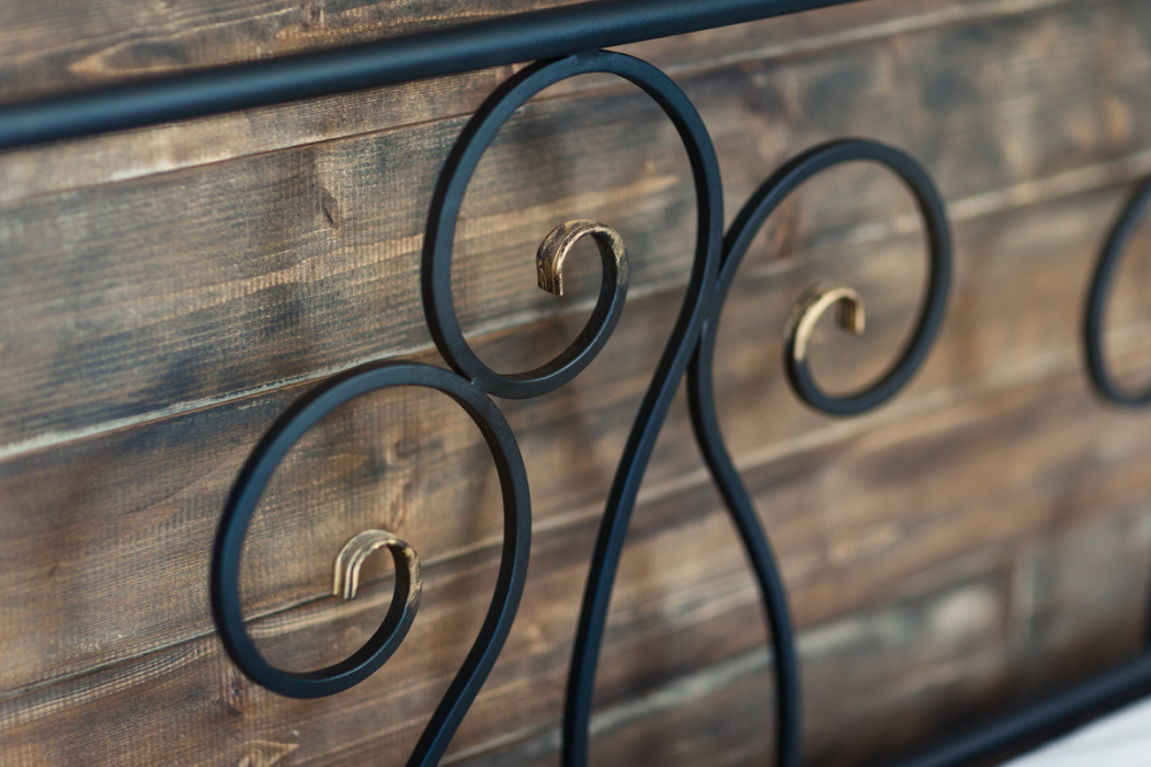 Кованые кровати, Кованая кровать Лацио 1.8 с двумя спинками