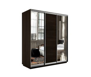 Шкаф-купе Экспресс Медиум (2 зеркала) трио 2200 x 2100 x 600