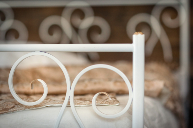 Кованая кровать Лацио 1.8 с двумя спинками