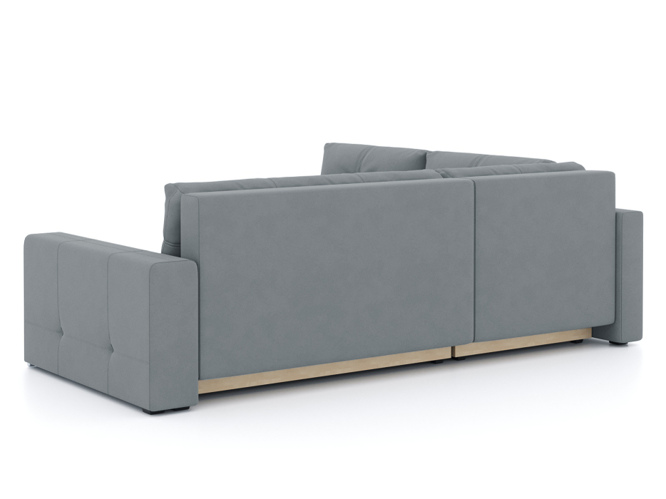 Диваны угловые в гостиную, Диван-кровать угловой Леос НПБ, велюр