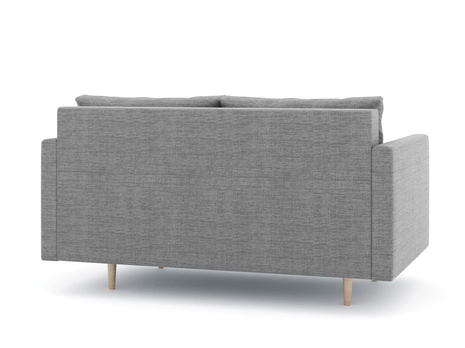 Диваны прямые кухонные, Диван прямой нераскладной Милли мини 2-х  местный с подлокотниками, рогожка